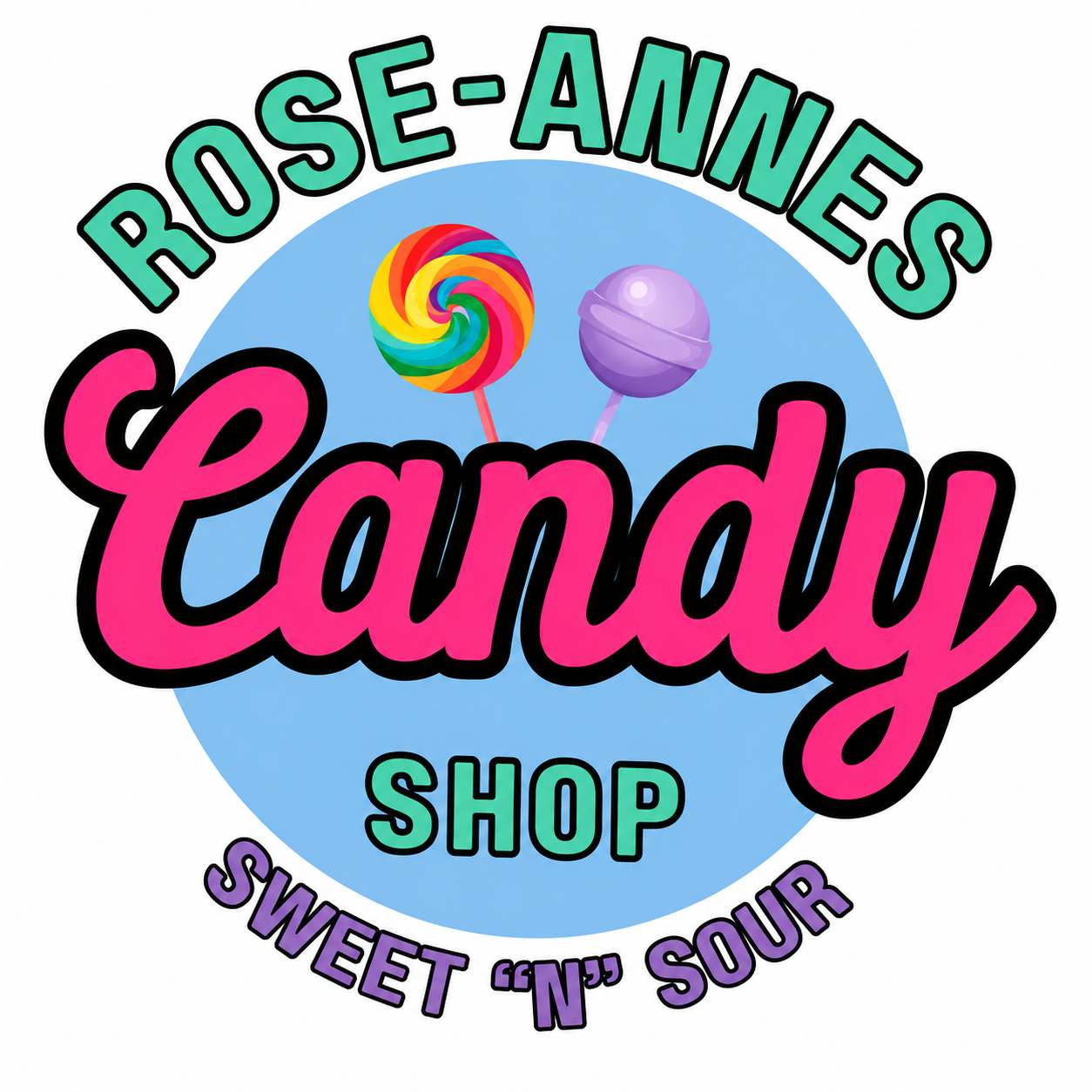 Rose-Annes Candy Shop logo